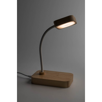 stolní lampa s bezdrátovou nabíječkou