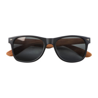 Sunglasses with wooden-look temples