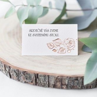 Svatební pozvánka fo20028p