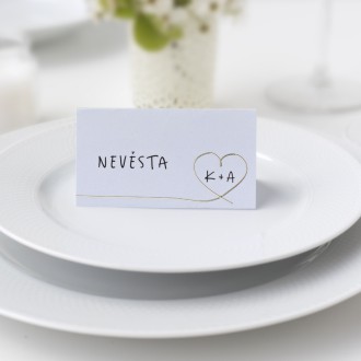 Svatební jmenovka FO20035jm