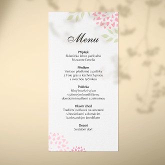 Svatební menu KL1806m