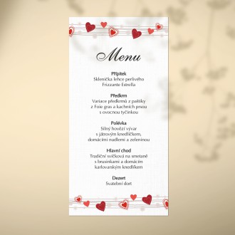 Svatební menu KL1808m