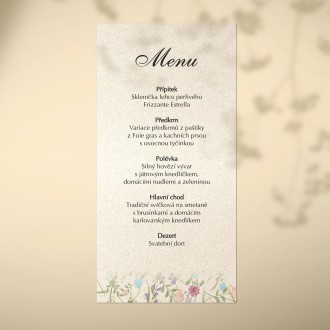 Svatební menu KL1810m