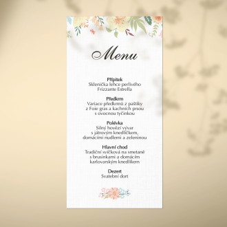 Svatební menu KL1814m