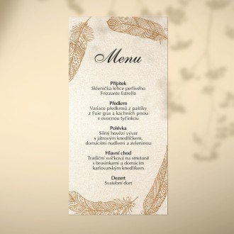 Svatební menu KL1815m