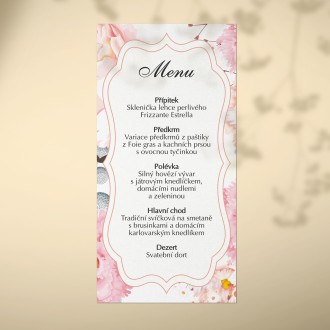 Svatební menu KL1817m