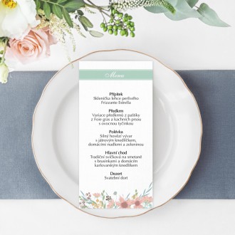 Svatební menu KL1827m