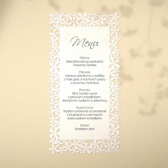 Svatební menu L2107m
