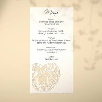 Svatební menu L2122m