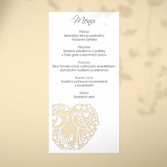 Svatební menu L2122m