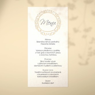 Svatební menu L2125m