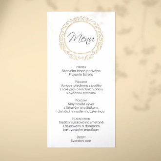 Svatební menu L2125m