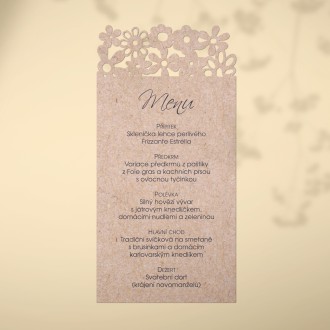 Svatební menu L2126m