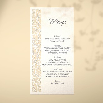 Svatební menu L2174m