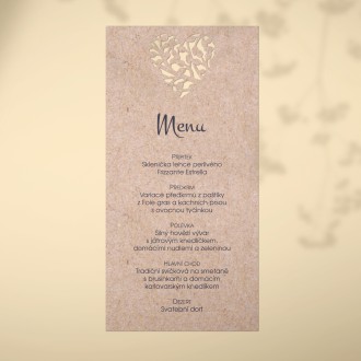 Svatební menu L2191m