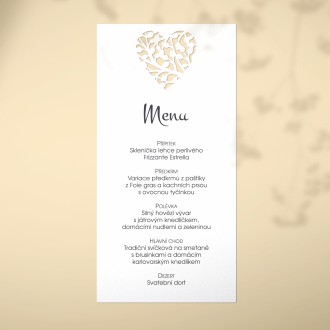 Svatební menu L2191m