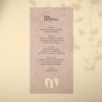 Svatební menu L2192m