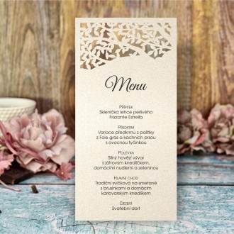 Svatební menu L3018m