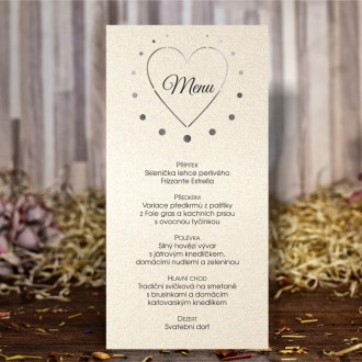 Svatební menu L3020m