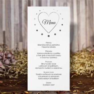 Svatební menu L3020m