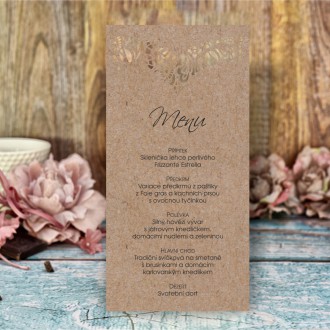 Svatební menu L3036m