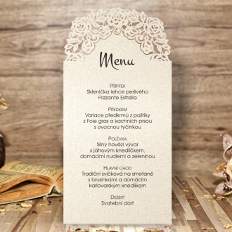 Svatební menu L3037m