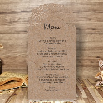 Svatební menu L3037m