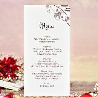 Svatební menu L3024m