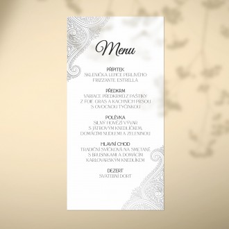 Svatební menu FO1204m
