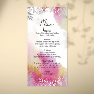 Svatební menu FO1233m