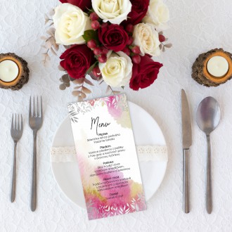Svatební menu FO1233m
