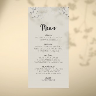 Svatební menu FO1255m