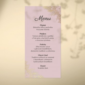 Svatební menu FO1265m