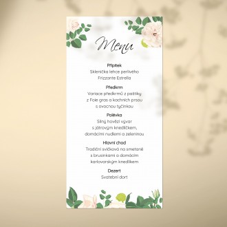 Svatební menu FO1313m