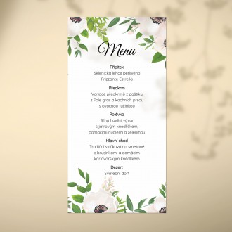 Svatební menu FO1318m