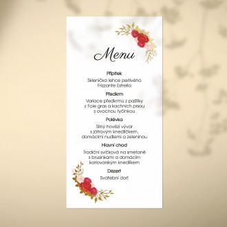 Svatební menu FO1329m