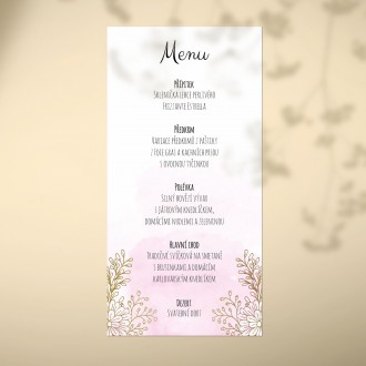 Svatební menu FO1334m
