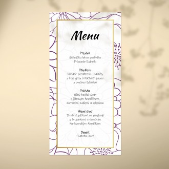 Svatební menu FO1341m
