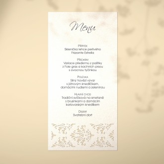 Svatební menu L2102m