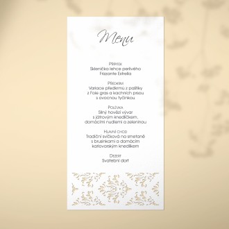 Svatební menu L2102m
