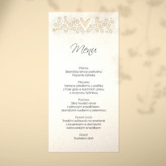Svatební menu L2103m