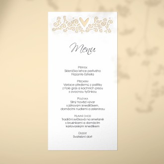 Svatební menu L2103m