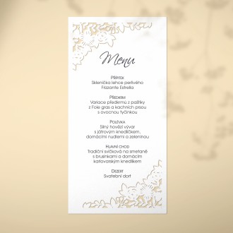 Svatební menu L2106m