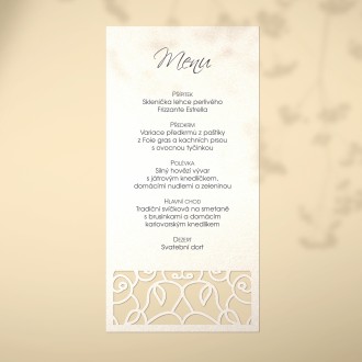 Svatební menu L2109m