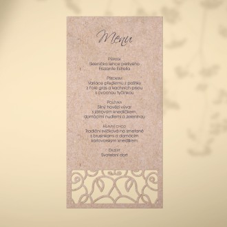 Svatební menu L2109m