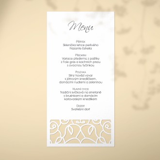 Svatební menu L2109m