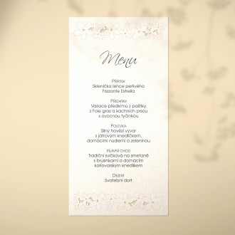 Svatební menu L2110m