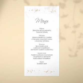 Svatební menu L2110m