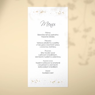 Svatební menu L2110m