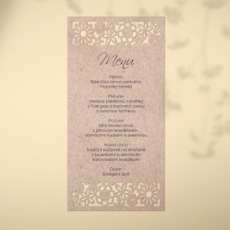Svatební menu L2111m